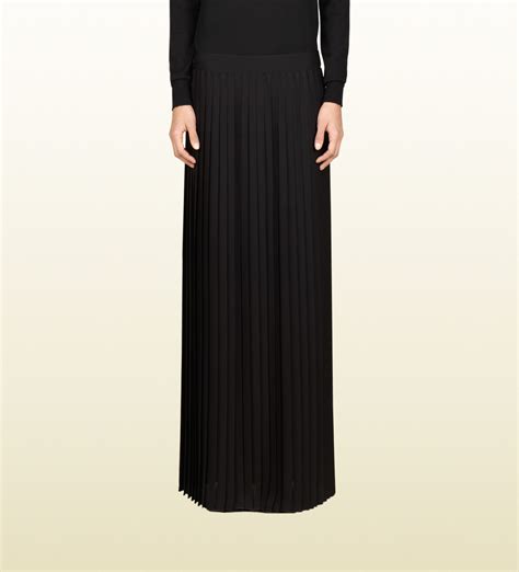 gucci black pleated skirt|Gucci skirts on sale.